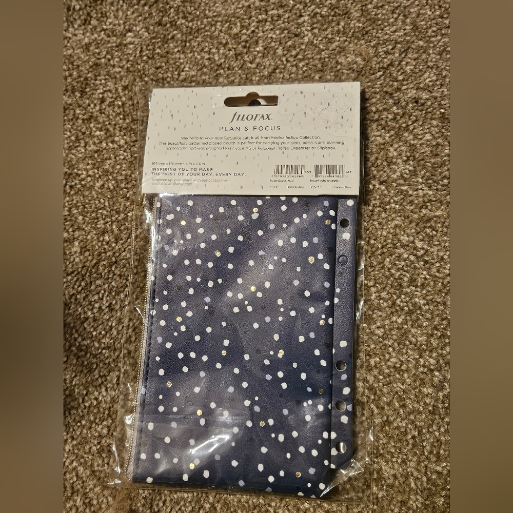 Filofax Personal Size Zip Pouch NEW - Picture 2 of 6